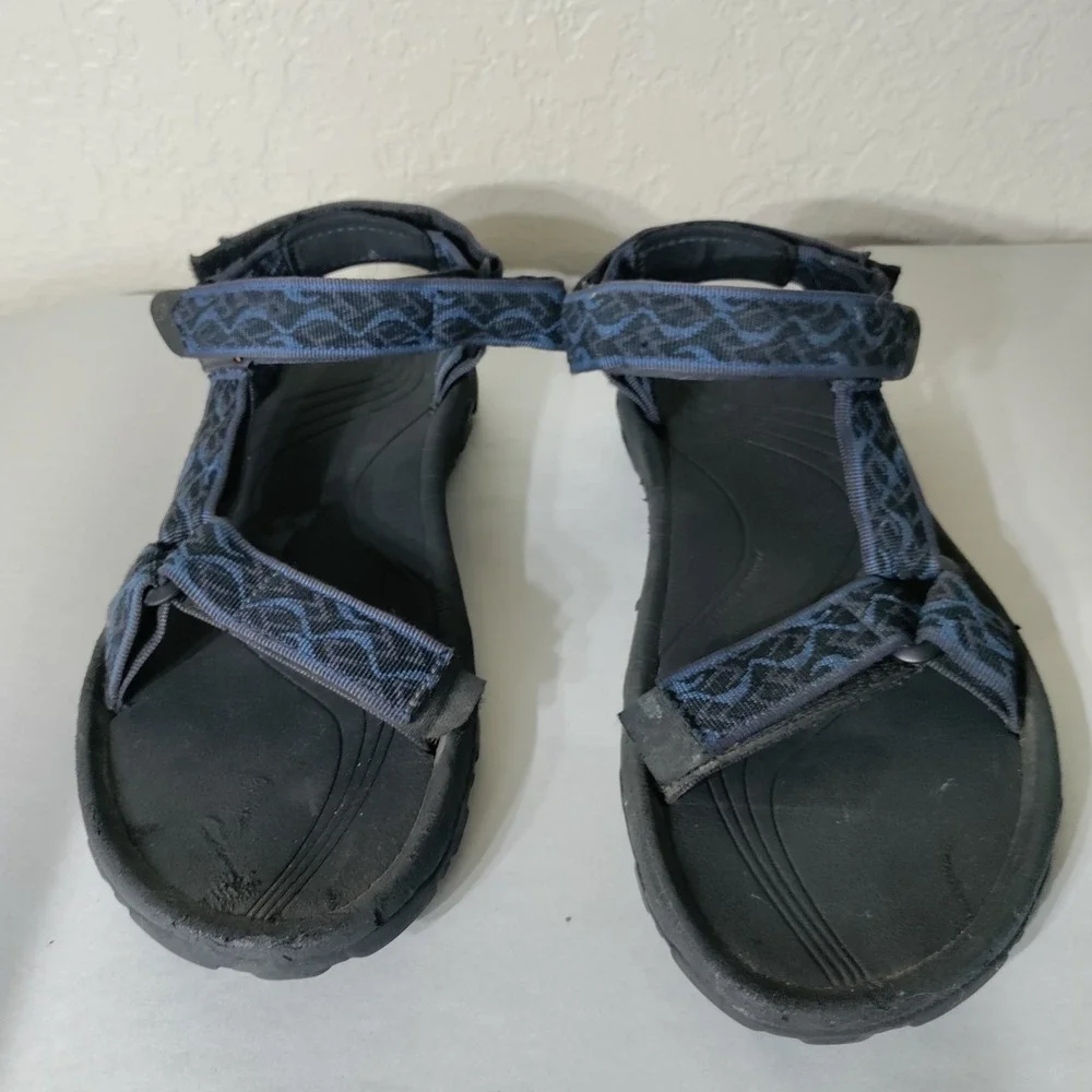 Teva Hurricane XLT2 Mens Sandals Navy Blue Black Sport Hiking 1093379 Size 10